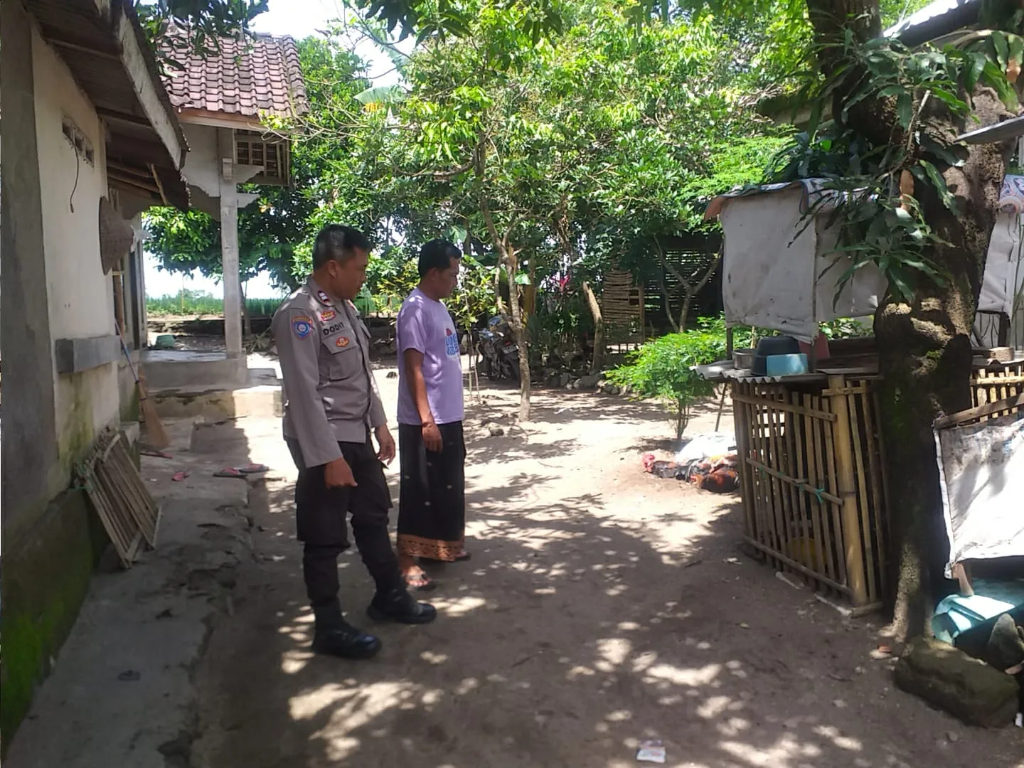 Kunjungan Polisi di Jagaraga Bangkitkan Semangat Swasembada Pangan