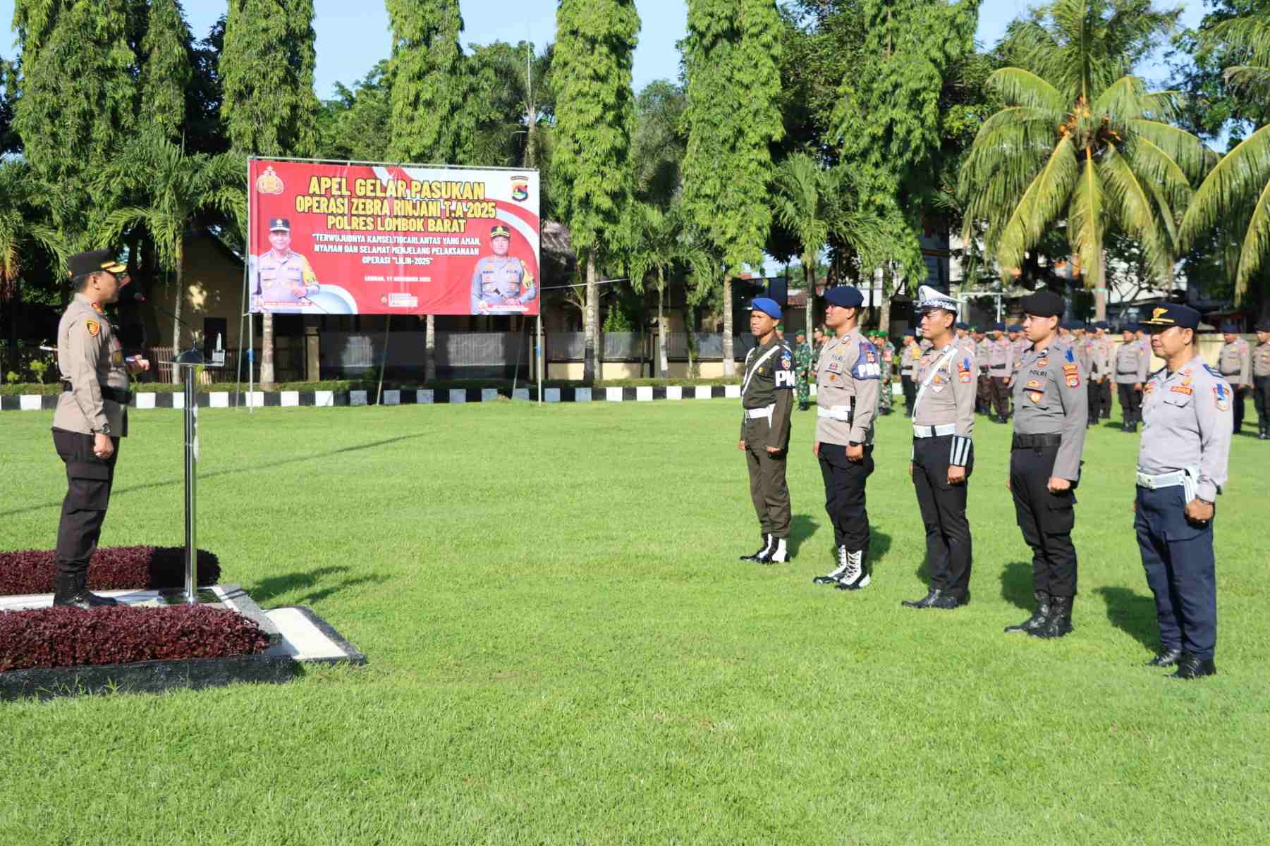 Tingkatkan Disiplin Lalu Lintas, Polres Lombok Barat Gelar Operasi Zebra Rinjani