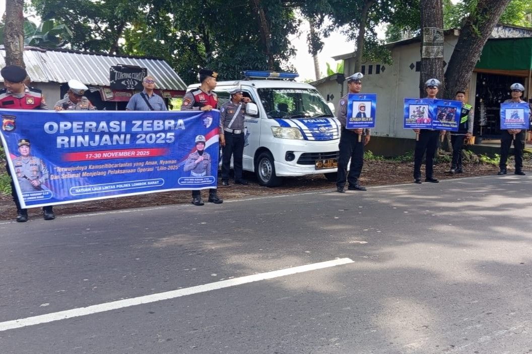 Bukan Hanya Tilang, Ini Fokus Operasi Zebra Rinjani di Lombok Barat