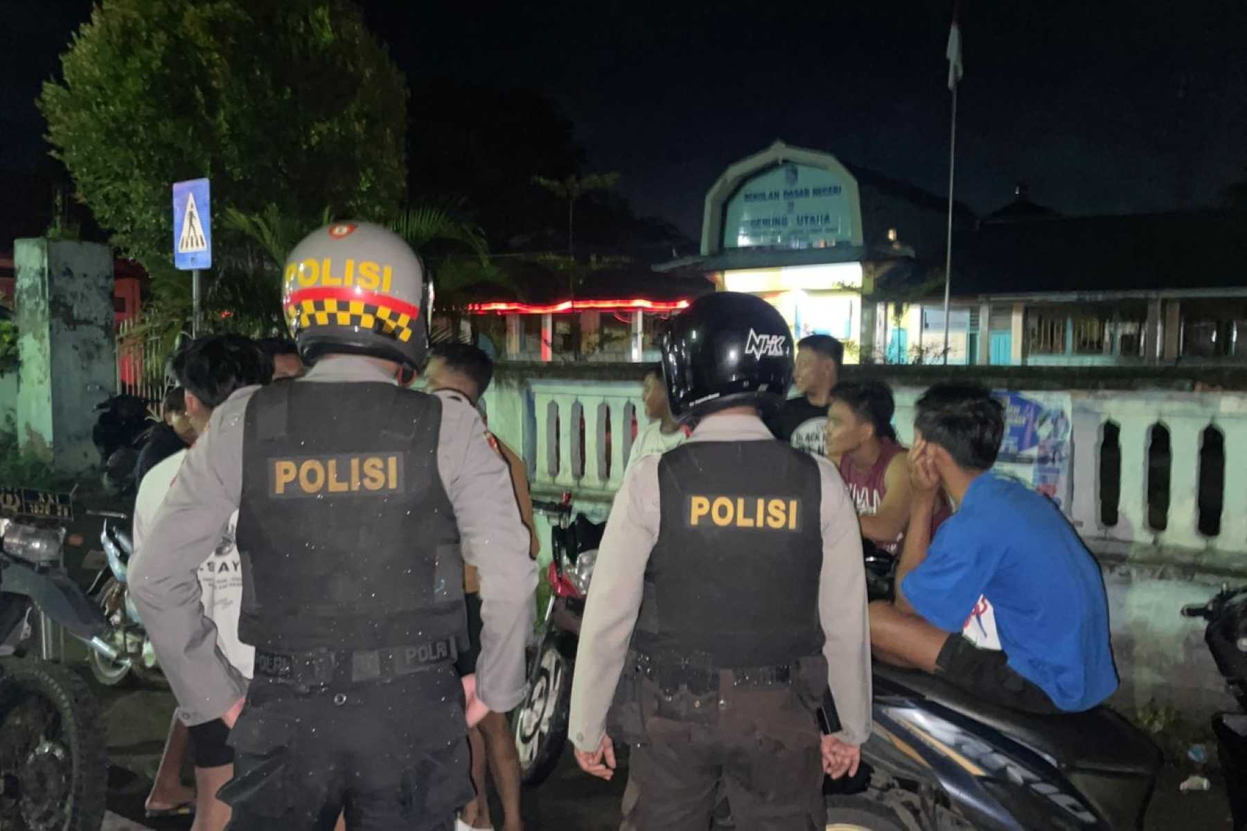 Lombok Barat Aman: Patroli Malam Polres Lobar Tekan 3C dan Balap Liar
